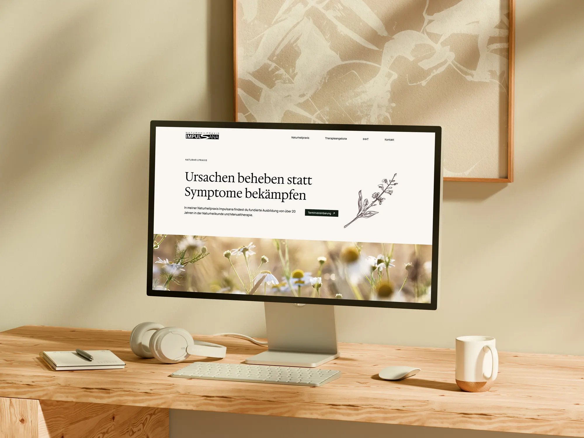 WordPress Theme Impulsana, Design, Desktop