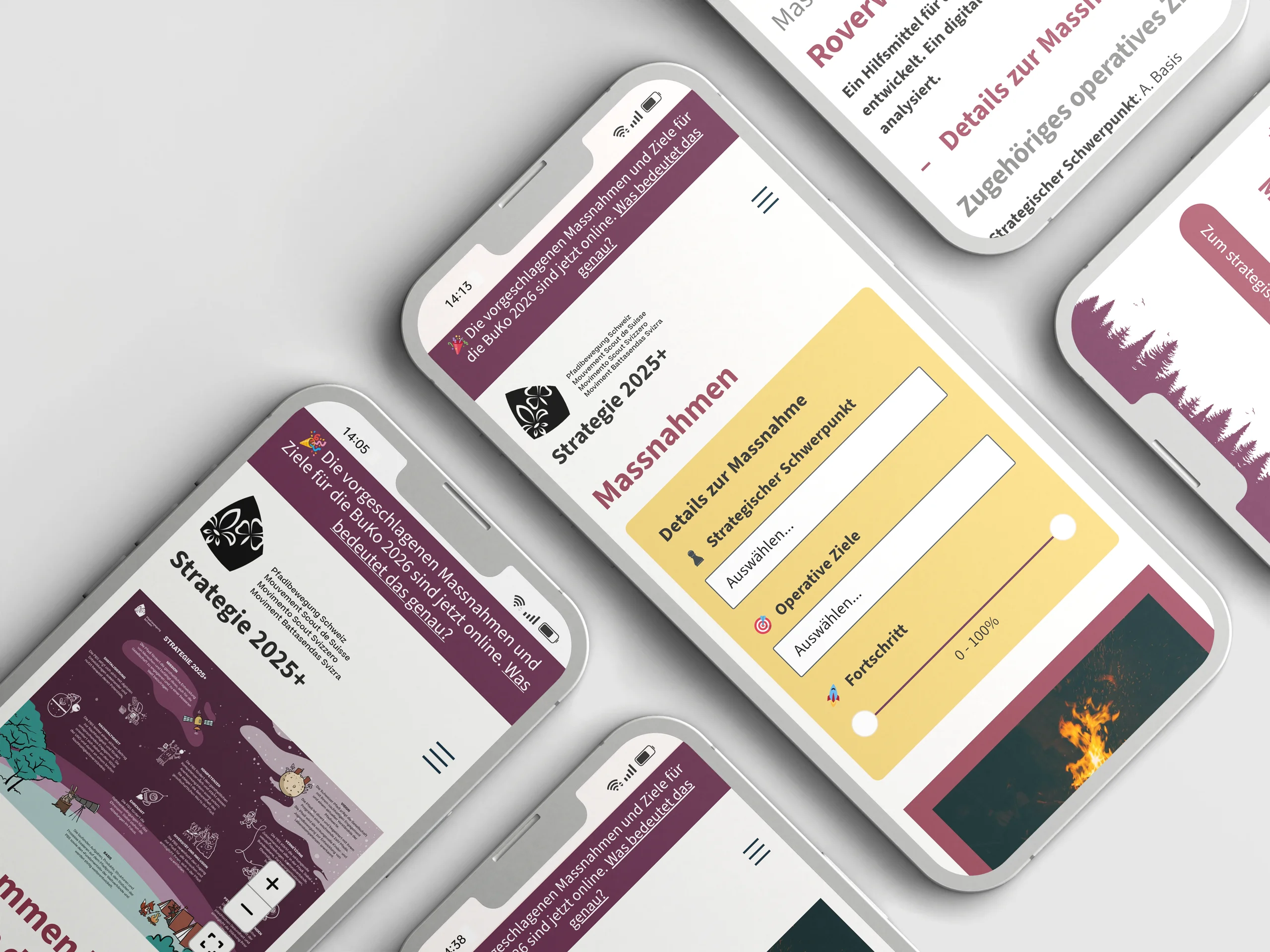 WordPress Theme Pfadi, mobile first, iPhones