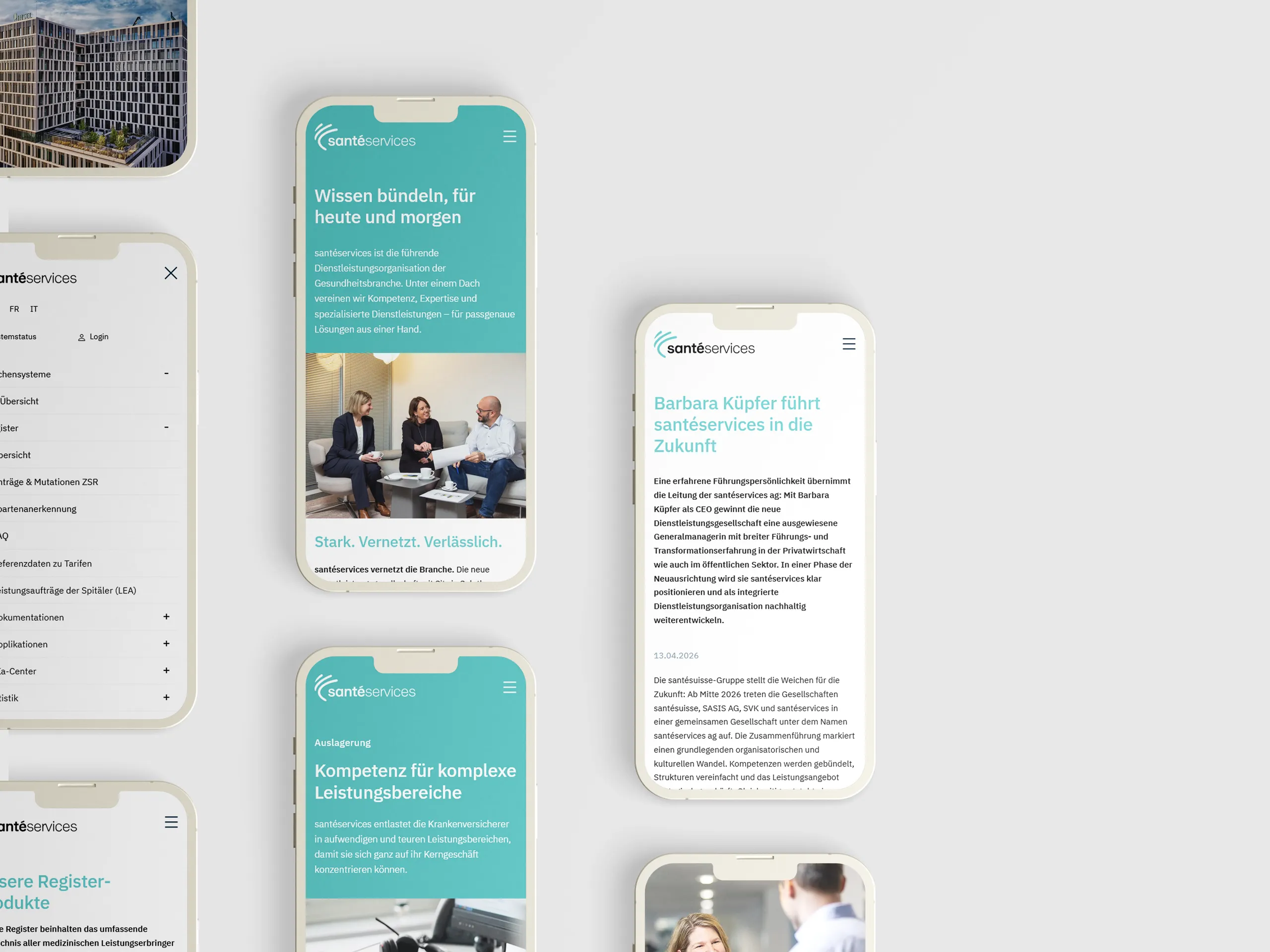 WordPress Theme santéservices Mobile-First