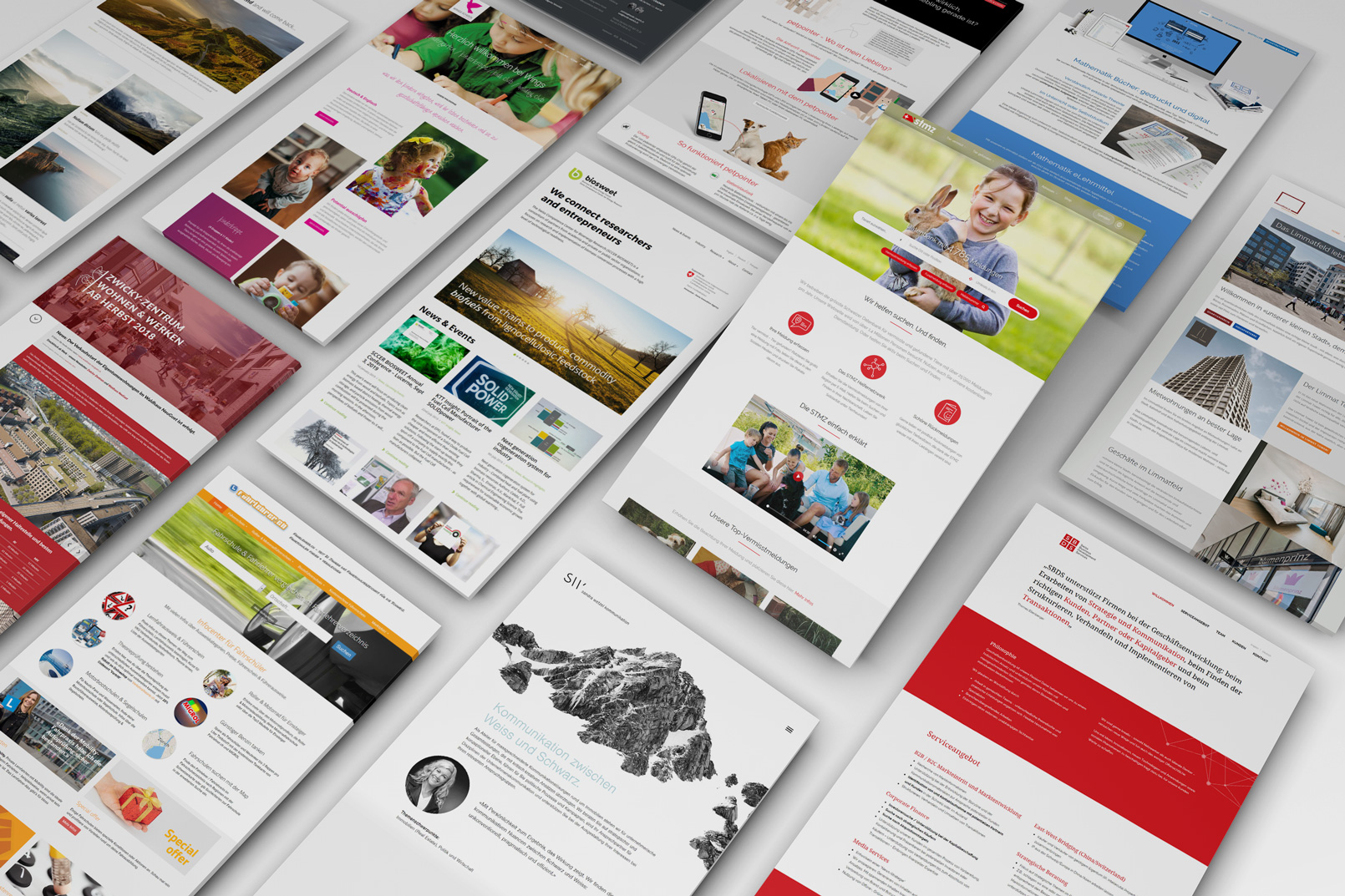 Webagentur Zürich fahrenheit Webdesign Referenzen