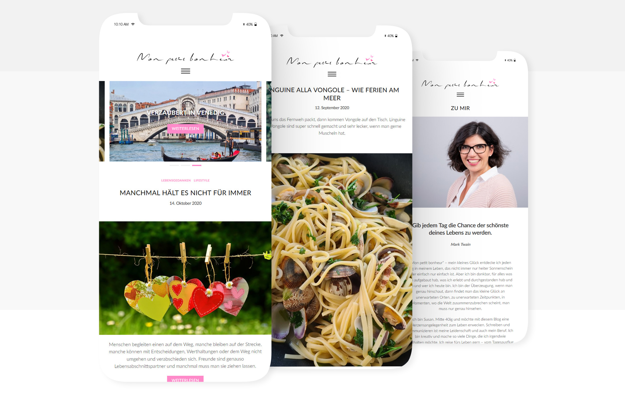 Webdesign responsive mobile mockup monpetitbonheur