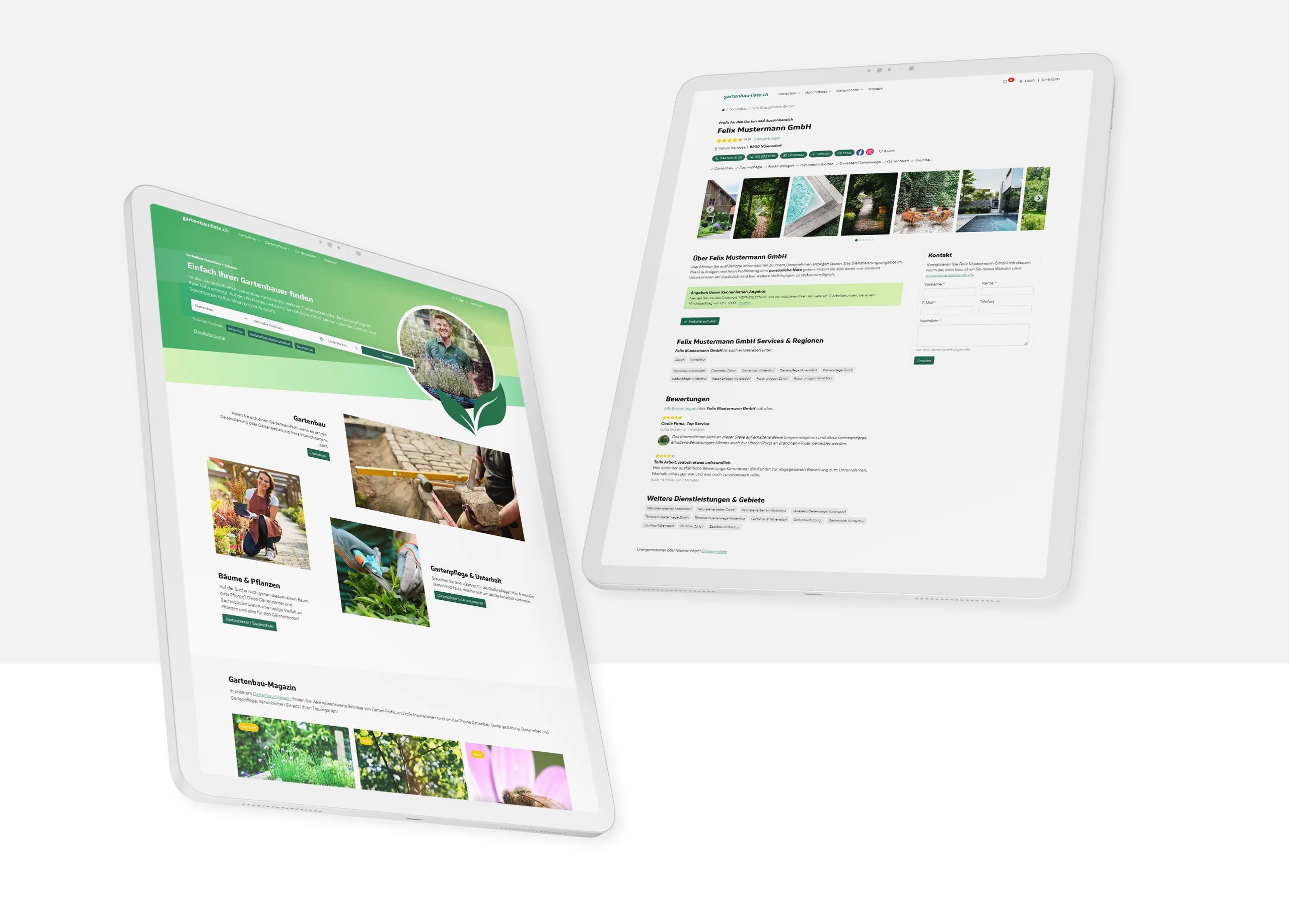 Webapplikation gartenbauliste