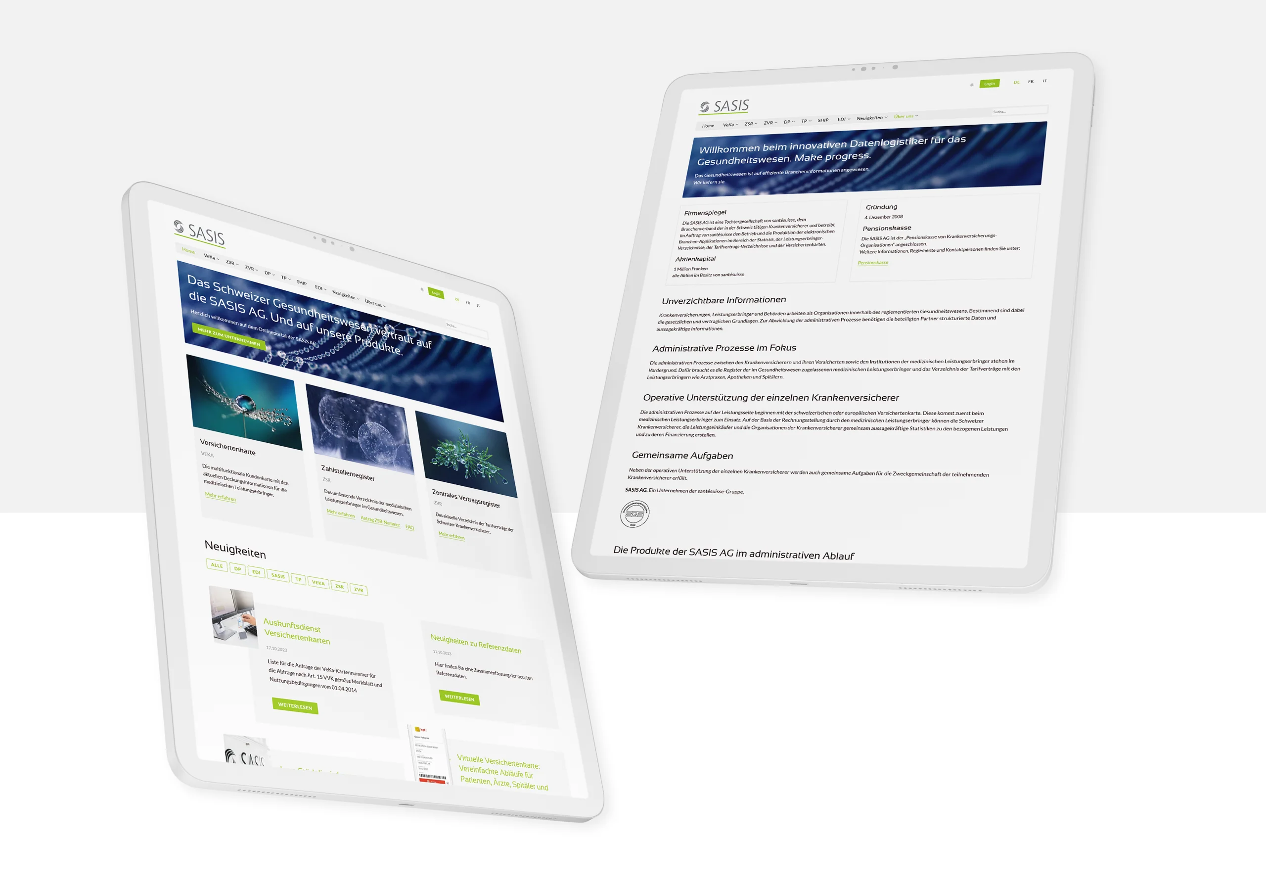 Webdesign SASIS AG